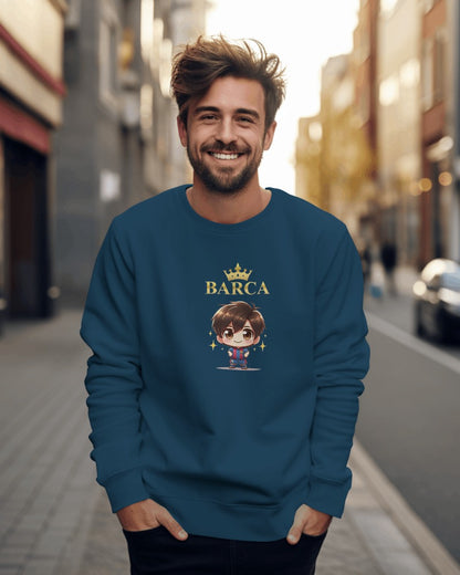 Barcelona Football Club Inspired Sweatshirt