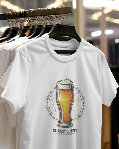 Classy Outfit, Cold Beer Tshirt