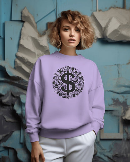 Dollar Sign inspired Entrepreneur sweatshirt
